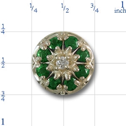 r350t Emerald Bracelet Slide 